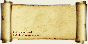 Isidora Miljaković vizit kartica